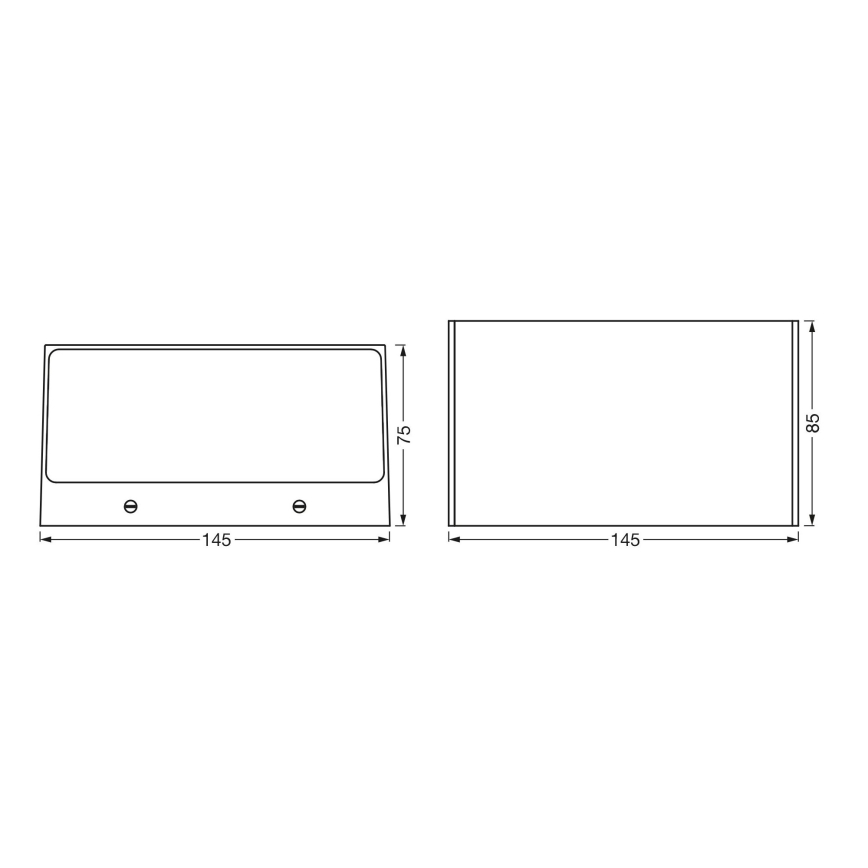 Ledvance - LED RGBW Stmívatelné venkovní nástěnné svítidlo SMART+ BRICK LED/14W/230V Wi-Fi IP44