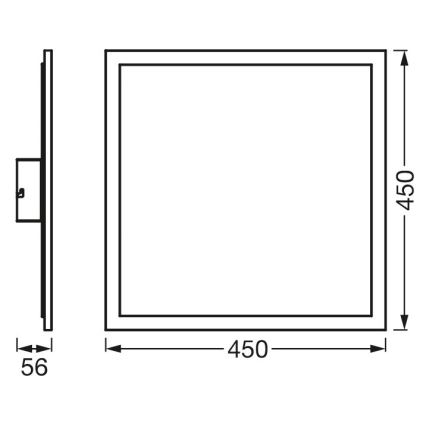 Ledvance - LED RGBW Stmívatelný panel SMART+ PLANON LED/28W/230V 3000-6500K Wi-Fi + dálkové ovládání