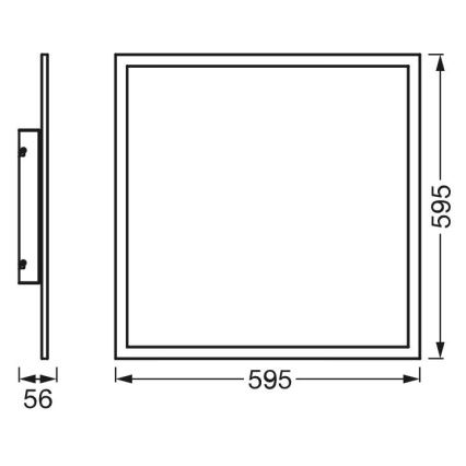 Ledvance - LED RGBW Stmívatelný panel SMART+ PLANON LED/40W/230V 3000-6500K Wi-Fi + dálkové ovládání