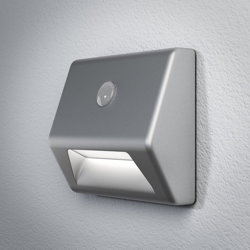 Ledvance - LED Schodišťové svítidlo se senzorem NIGHTLUX LED/0,25W/3×AAA IP54