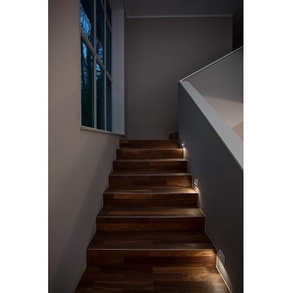 Ledvance - LED Schodišťové svítidlo se senzorem NIGHTLUX LED/0,25W/3×AAA IP54