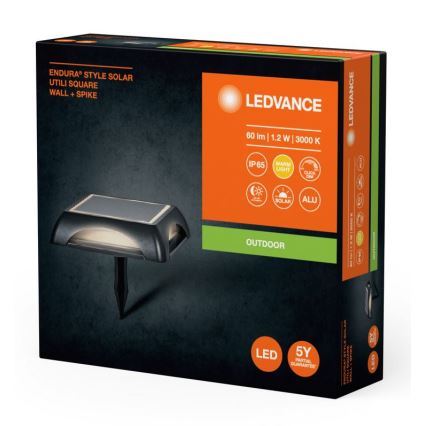 Ledvance - LED Stmívatelná solární lampa ENDURA STYLE SOLAR LED/1,2W/3,7V 2000 mAh IP65