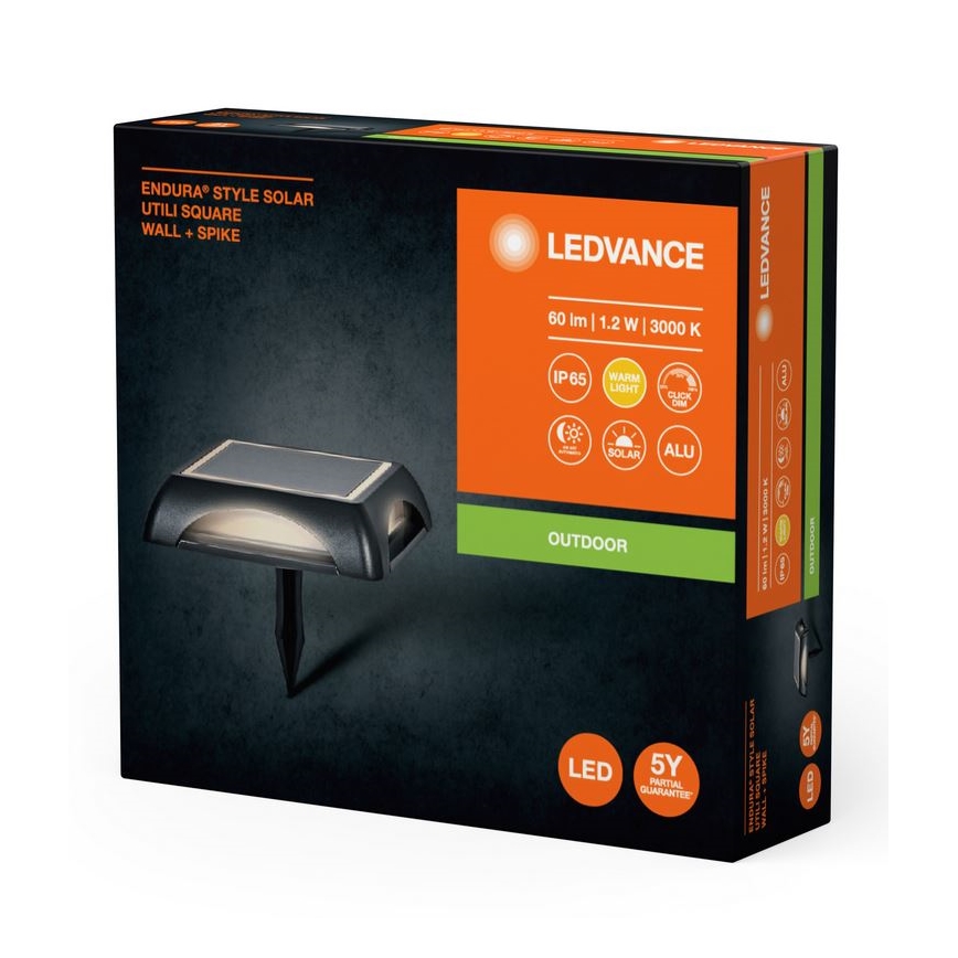 Ledvance - LED Stmívatelná solární lampa ENDURA STYLE SOLAR LED/1,2W/3,7V 2000 mAh IP65