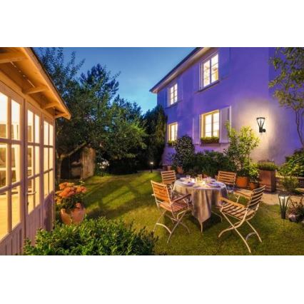 Ledvance - LED Solární nástěnné svítidlo se senzorem BOUQUET LED/6W/3,7V 2200 mAh IP44