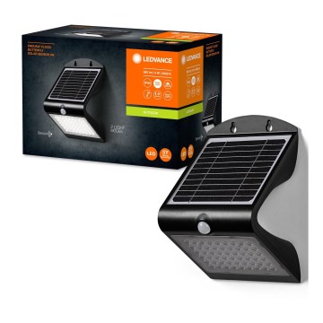 Ledvance - LED Solární nástěnné svítidlo se senzorem BUTTERFLY LED/4W/3,7V 2000 mAh IP65