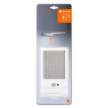 Ledvance - LED Solární nástěnné svítidlo se senzorem DOORLED LED/3W/3,3V 2000 mAh IP44