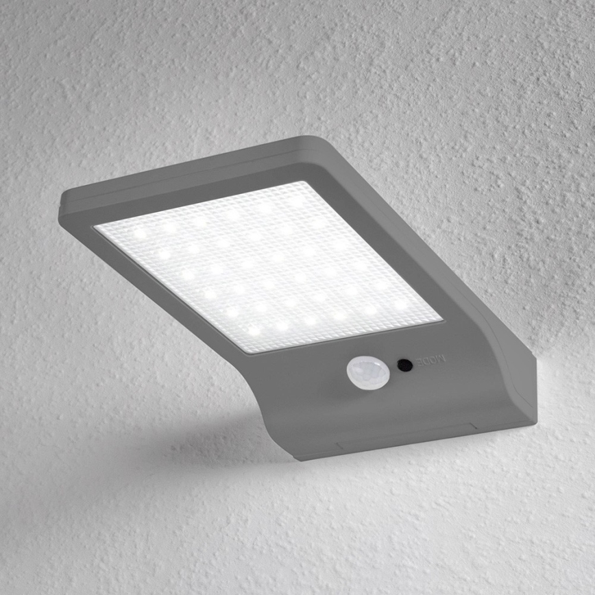 Ledvance - LED Solární nástěnné svítidlo se senzorem DOORLED LED/3W/3,3V 2000 mAh IP44