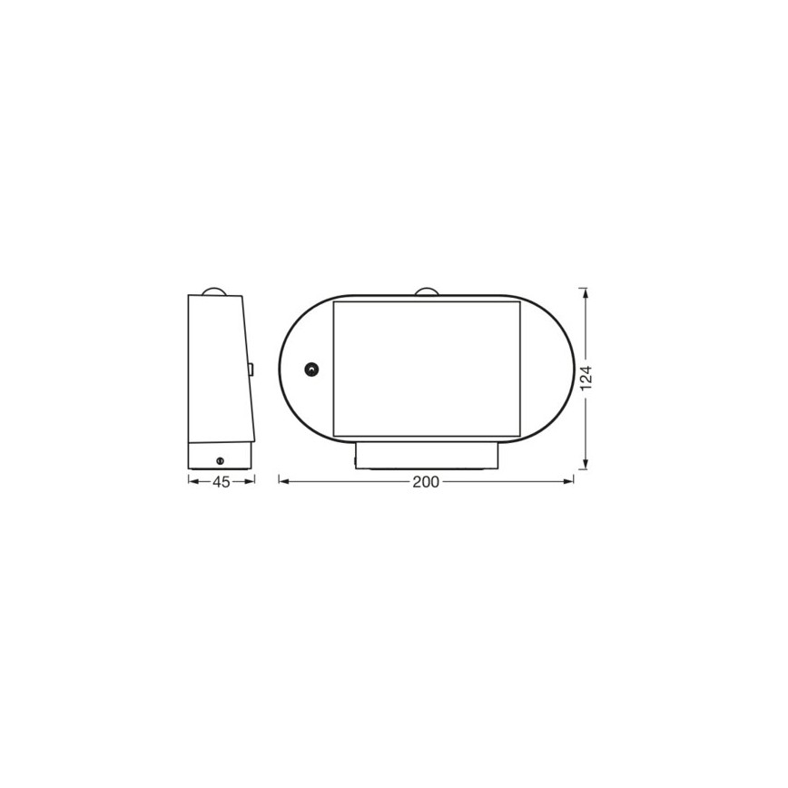 Ledvance - LED Solární nástěnné svítidlo se senzorem ENDURA STYLE LED/4W/3,7V 2000 mAh IP44