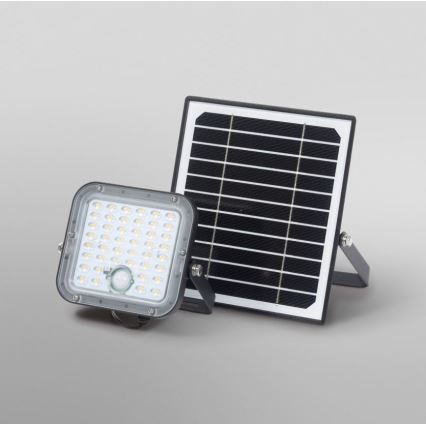 Ledvance - LED Stmívatelný solární reflektor se senzorem FLOOD SPLIT LED/10W/7,4V IP65 + dálkové ovládání
