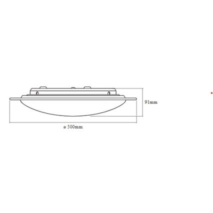 Ledvance - LED Stmívatelné stropní svítidlo ORBIS SPARKLE LED/24W/230V 2700-6500K pr. 50 cm + dálkové ovládání