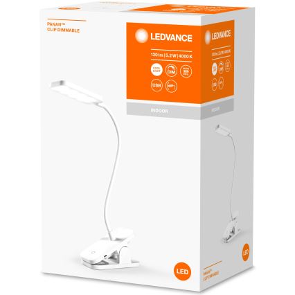 Ledvance - LED Stmívatelná dotyková stolní lampa PANAN LED/5,2W/5V 1000 mAh