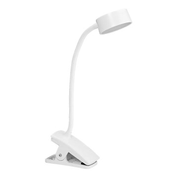 Ledvance - LED Stmívatelná dotyková stolní lampa s klipem CYLINDER LED/4,8W/5V 3000-6500K bílá