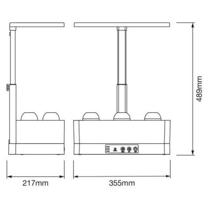 Ledvance - LED Stmívatelná interiérová lampa na rostliny GARDEN KIT LED/24W/230V