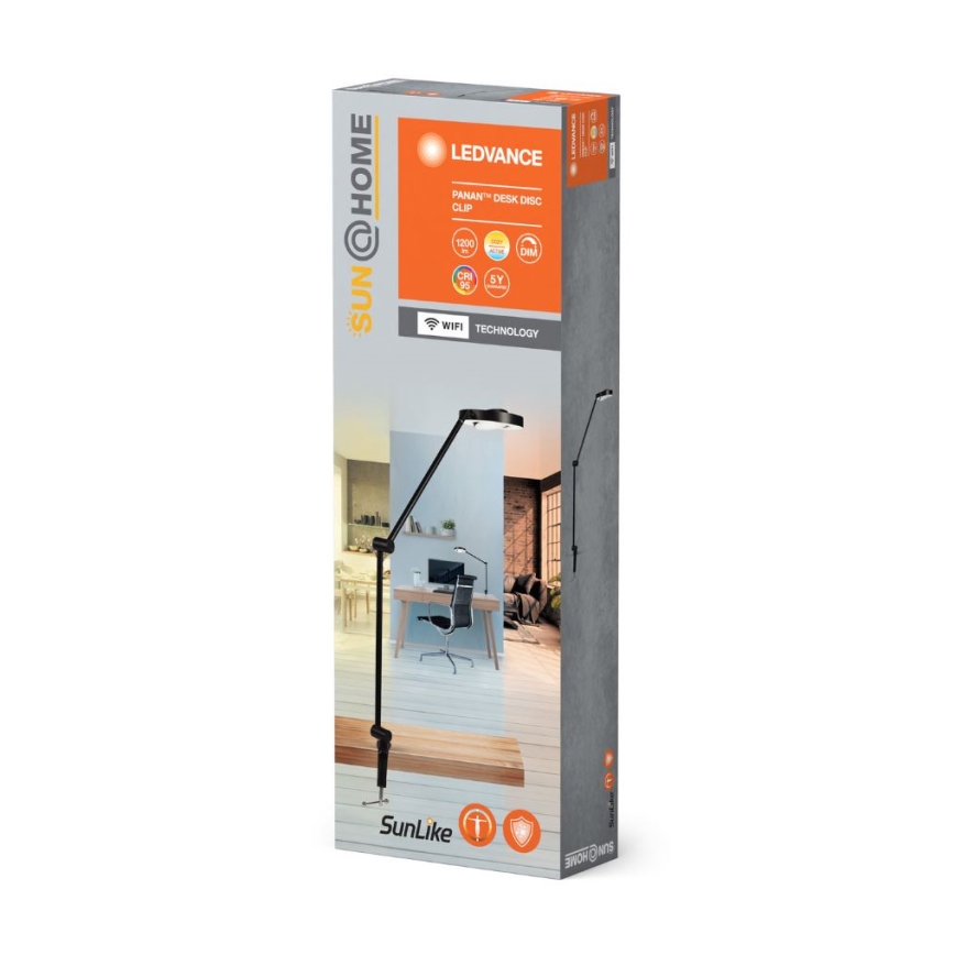Ledvance - LED Stmívatelná lampa s klipem SUN@HOME LED/15W/230V 2200-5000K CRI 95 Wi-Fi
