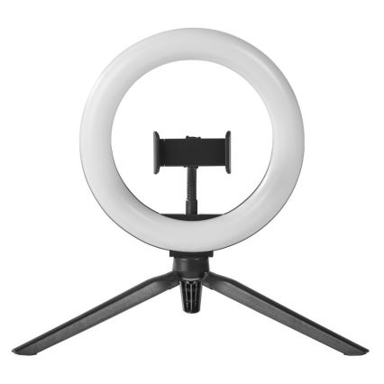 Ledvance - LED Stmívatelná stolní lampa se stojanem a držákem pro vlogování LED/5,5W/USB 3000/4000/6500K