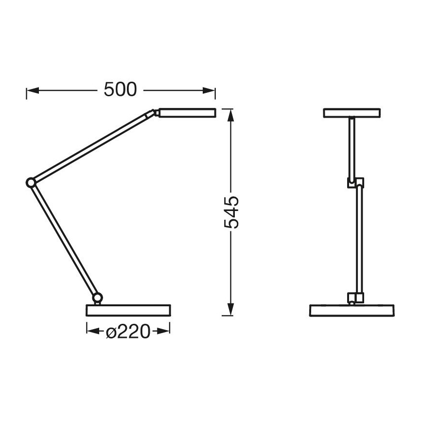 Ledvance - LED Stmívatelná stolní lampa SUN@HOME LED/15W/230V 2200-5000K CRI 95 Wi-Fi