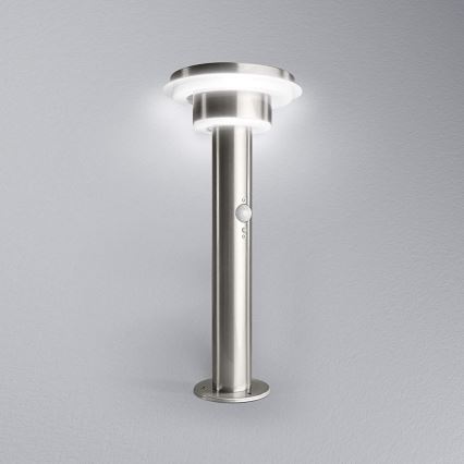 Ledvance - LED Stmívatelná solární lampa se senzorem CIRCLE LED/6W/3,2V 2200 mAh IP44