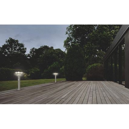 Ledvance - LED Stmívatelná solární lampa se senzorem CIRCLE LED/6W/3,2V 2200 mAh IP44