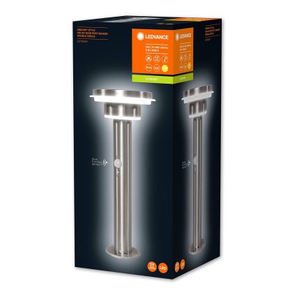 Ledvance - LED Stmívatelná solární lampa se senzorem CIRCLE LED/6W/3,2V 2200 mAh IP44