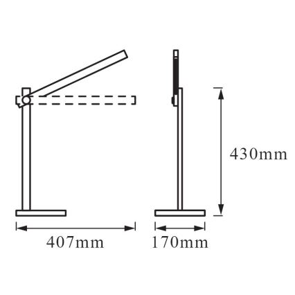 Ledvance - LED Stmívatelná stolní lampa PANAN LED/7W/230V