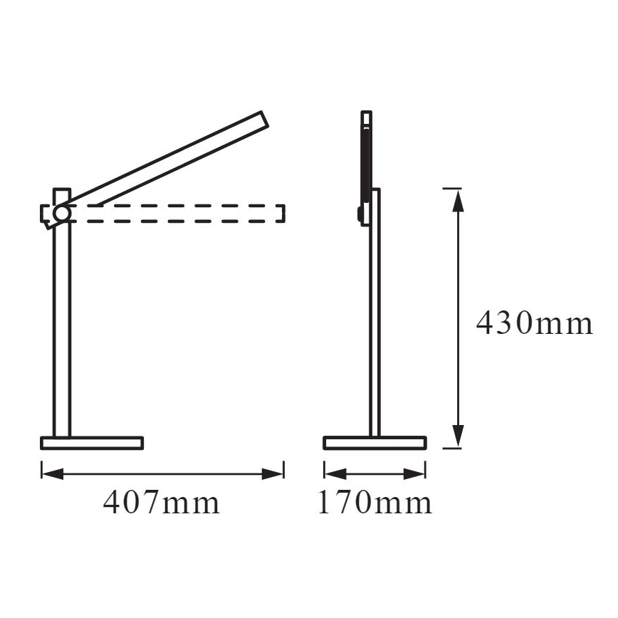Ledvance - LED Stmívatelná stolní lampa PANAN LED/7W/230V