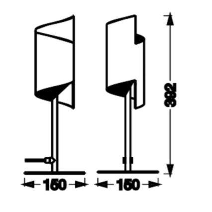 Ledvance - LED Stmívatelná stolní lampa SMART+ DECOR TWIST LED/12W/230V 3000-6500K Wi-Fi bílá
