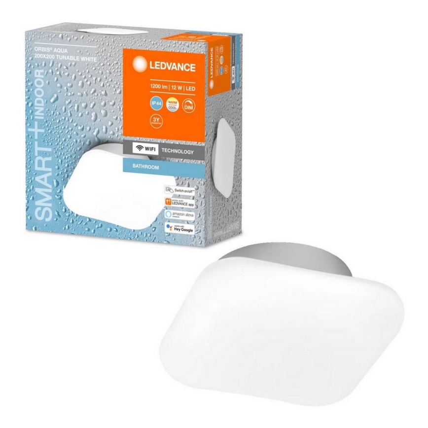 Ledvance - LED Stmívatelné koupelnové svítidlo SMART+ AQUA LED/12W/230V 3000-6500K IP44 Wi-Fi