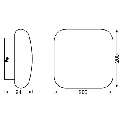 Ledvance - LED Stmívatelné koupelnové svítidlo SMART+ AQUA LED/12W/230V 3000-6500K IP44 Wi-Fi