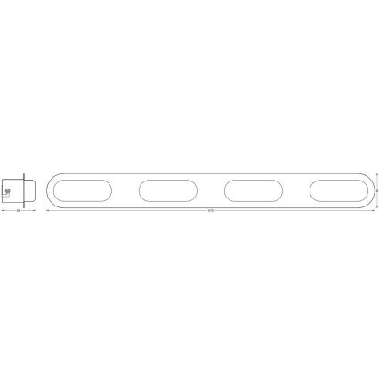 Ledvance - LED Stmívatelné koupelnové svítidlo SMART+ DUPLO LED/27W/230V 3000-6500K Wi-Fi IP44