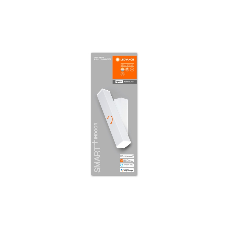 Ledvance - LED Stmívatelné nástěnné svítidlo SMART+ CROSS 2xLED/6W/230V 3000-6500K Wi-Fi