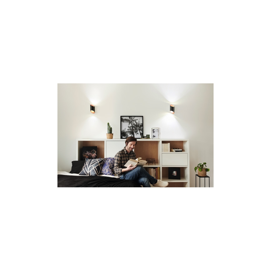 Ledvance - LED Stmívatelné nástěnné svítidlo SMART+ CYLINDRO LED/12W/230V 3000-6500K Wi-Fi černá