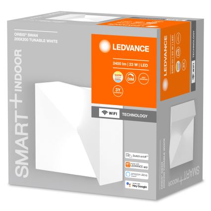 Ledvance - LED Stmívatelné nástěnné svítidlo SMART+ SWAN LED/23W/230V 3000-6500K Wi-Fi