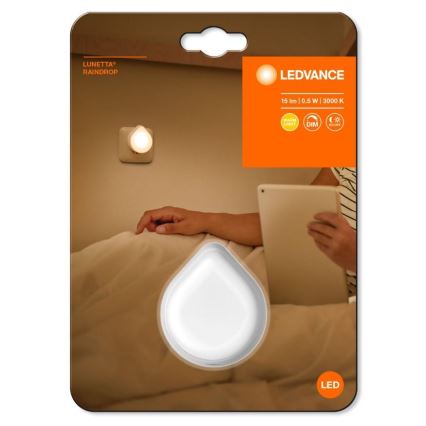 Ledvance - LED Stmívatelné orientační svítidlo do zásuvky LUNETTA LED/0,5W/230V