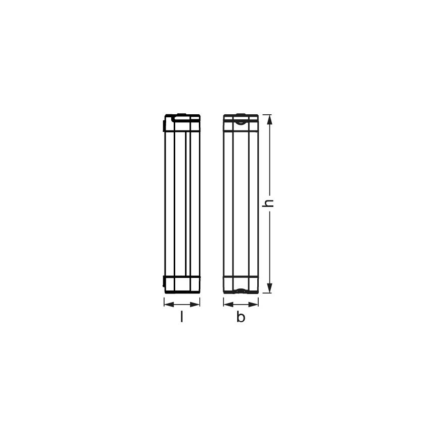 Ledvance - LED Stmívatelné orientační svítidlo LINEAR LED/6,9W/5V 2200 mAh IP54