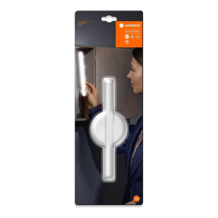 Ledvance - LED Stmívatelné osvětlení zrcadla LEDSTIXX LED/2W/Li-Ion 800 mAh IP44 CRI 90