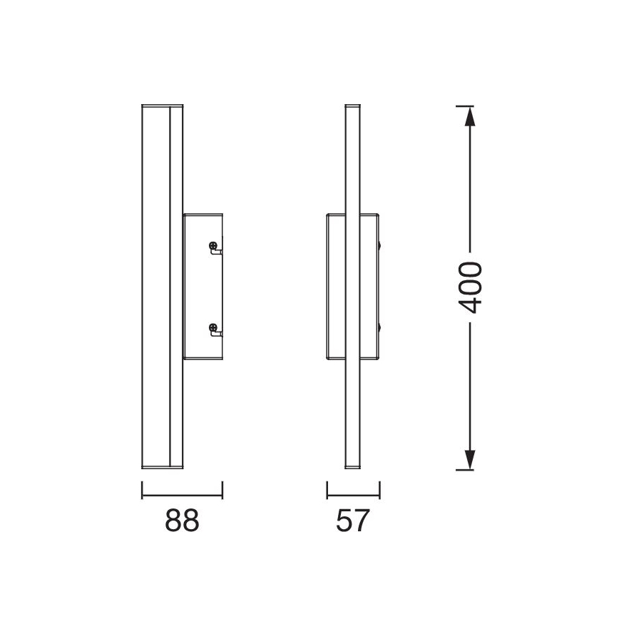 Ledvance - LED Stmívatelné dotykové osvětlení zrcadla ORBIS MIRROR LED/6,8W/230V 40 cm 3000/4000K IP44