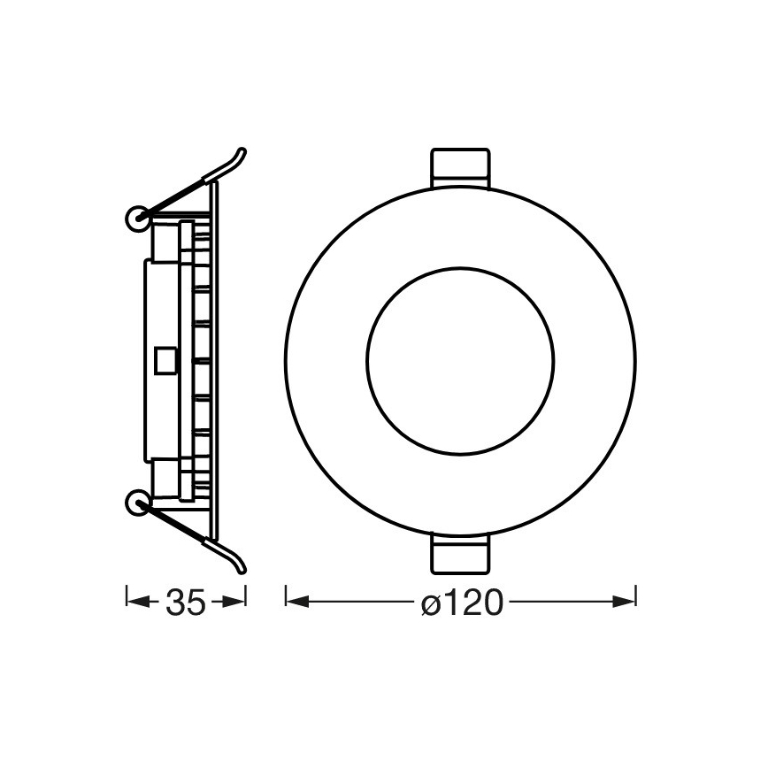 Ledvance - LED Stmívatelné podhledové svítidlo SUN@HOME LED/8W/230V 2200-5000K CRI 95 Wi-Fi