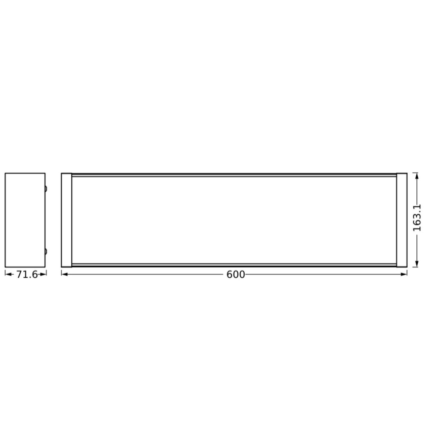 Ledvance - LED Stmívatelné stropní svítidlo OFFICE LINE LED/20W/230V 60 cm + dálkové ovládání