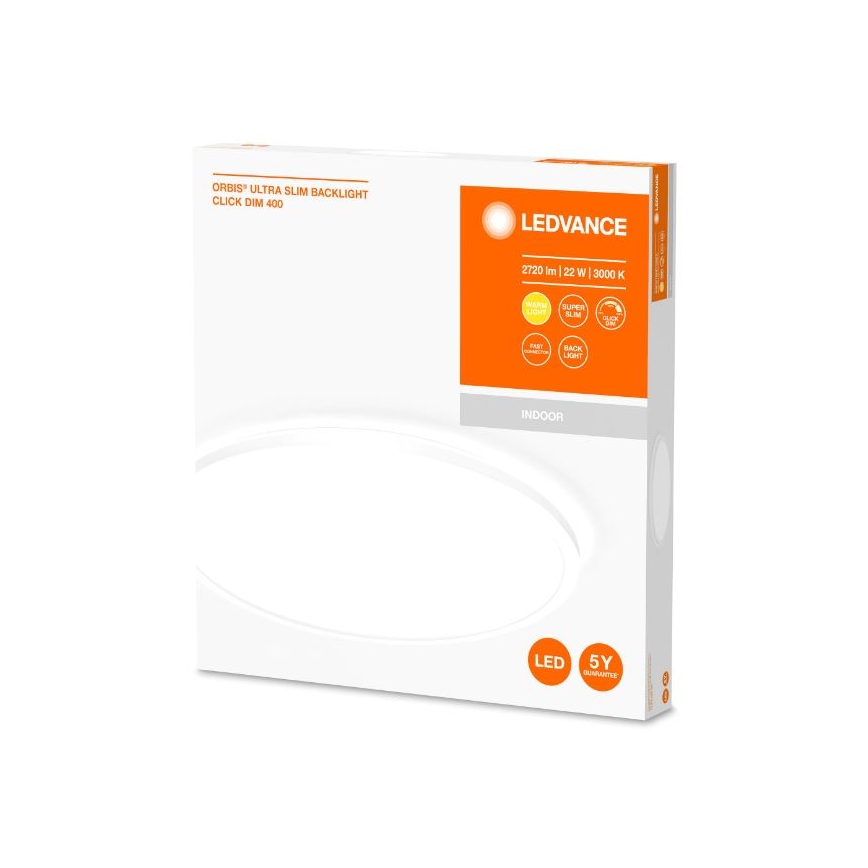 Ledvance - LED Stmívatelné stropní svítidlo ORBIS LED/22W/230V bílá