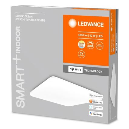 Ledvance - LED Stmívatelné stropní svítidlo SMART+ CLEAM LED/42W/230V 300-6500K Wi-Fi