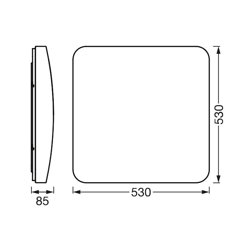 Ledvance - LED Stmívatelné stropní svítidlo SMART+ CLEAM LED/42W/230V 300-6500K Wi-Fi
