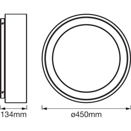 Ledvance - LED Stmívatelné svítidlo SMART+ CYLINDER LED/24W/230V 3000K-6500K Wi-Fi