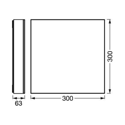 Ledvance - LED Stmívatelné stropní svítidlo SMART+ FRAMELESS LED/21W/230V 3000-6500K Wi-Fi