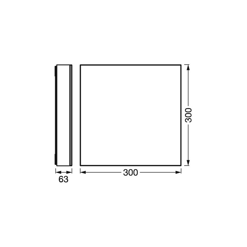 Ledvance - LED Stmívatelné stropní svítidlo SMART+ FRAMELESS LED/21W/230V 3000-6500K Wi-Fi