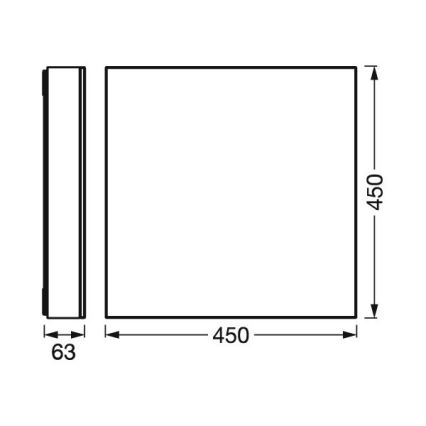 Ledvance -LED Stmívatelné stropní svítidlo SMART+ FRAMELESS LED/24,5W/230V 3000-6500K Wi-Fi