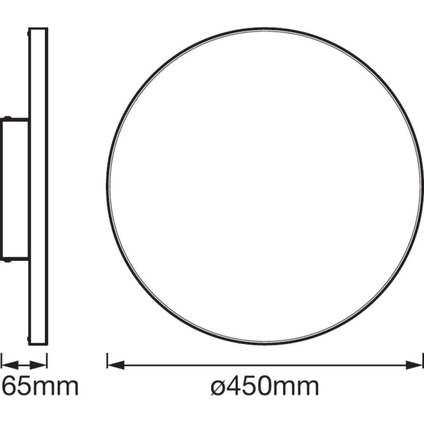 Ledvance - LED Stmívatelné svítidlo SMART+ FRAMELESS LED/28W/230V 3000K-6500K Wi-Fi