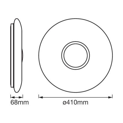 Ledvance - LED Stmívatelné svítidlo SMART+ KITE LED/24W/230V 3000K-6500K Wi-Fi