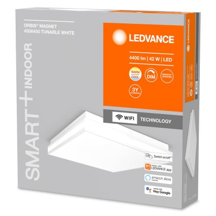 Ledvance - LED Stmívatelné stropní svítidlo SMART+ MAGNET LED/42W/230V 3000-6500K Wi-Fi