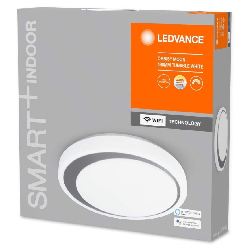 Ledvance - LED Stmívatelné svítidlo SMART+ MOON LED/32W/230V 3000K-6500K Wi-Fi