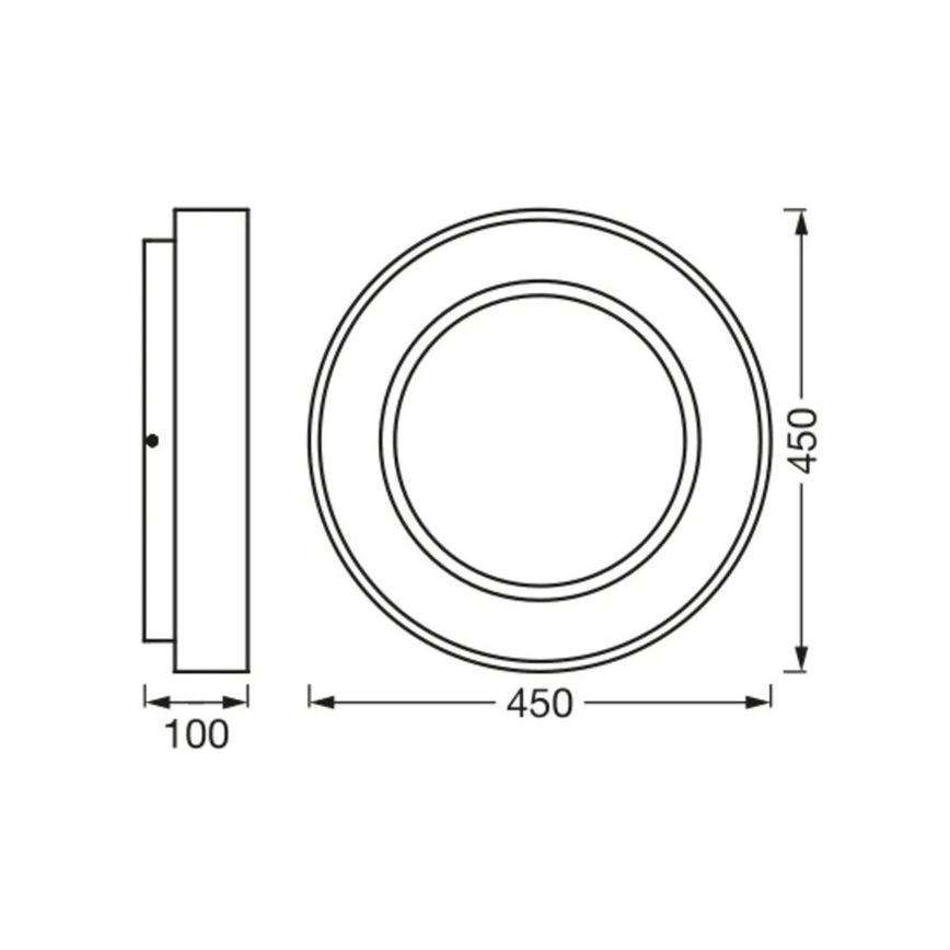 Ledvance-LED Stmívatelné stropní svítidlo SUN@HOME CIRCULAR LED/18,5W/230V Wi-Fi